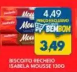 Rancho Bom Supermercados Biscoito recheio isabela mousse oferta
