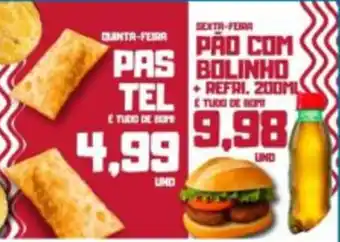 Rancho Bom Supermercados pão com bolinho oferta