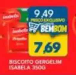 Rancho Bom Supermercados Biscoito gergelim isabela oferta