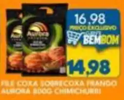 Rancho Bom Supermercados file coxa sobrecoxa frango aurora 800g-chimichurri oferta