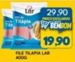 Rancho Bom Supermercados File tilapia lar oferta