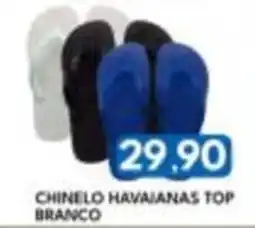 Rancho Bom Supermercados Chinelo havaianas top branco oferta