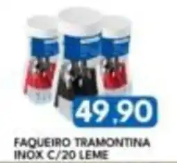 Rancho Bom Supermercados Faqueiro tramontina inox c/20 leme oferta
