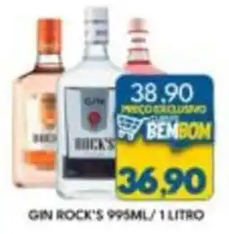 Rancho Bom Supermercados gin rock's oferta