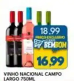 Rancho Bom Supermercados vinho nacional campo largo oferta
