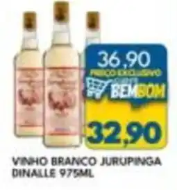 Rancho Bom Supermercados vinho branco jurupinga dinalle oferta