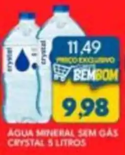 Rancho Bom Supermercados Água mineral sem gás crystal oferta