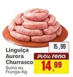 Supermercados Rena Linguiça Aurora Churrasco oferta