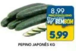 Rancho Bom Supermercados Pepino japonês kg oferta