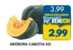 Rancho Bom Supermercados abóbora cabotia kg oferta