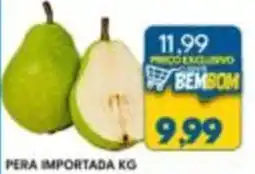 Rancho Bom Supermercados pera importada kg oferta
