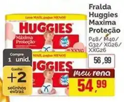Supermercados Rena Fralda huggies maxima protecao oferta