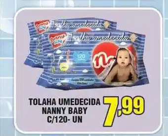 Toalha Umedecida Nanny Baby