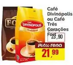 Supermercados Rena Café Divinópolis ou Café Três Corações oferta