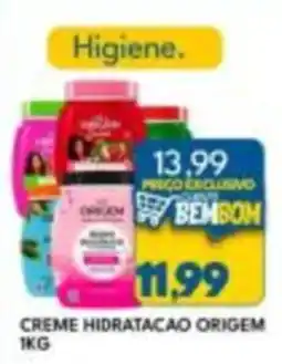 Rancho Bom Supermercados Creme hidratacao origem oferta