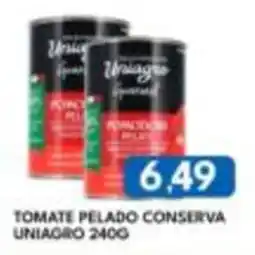 Rancho Bom Supermercados Tomate pelado conserva uniagro oferta