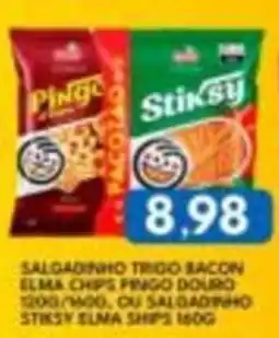 Rancho Bom Supermercados Salgadinho trigo bacon oferta