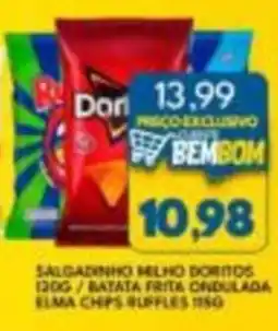 Rancho Bom Supermercados Salgadinho melho doritos oferta