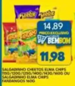 Rancho Bom Supermercados Salgadinho cheetos elma chips oferta
