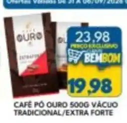 Rancho Bom Supermercados Café pó ouro tradicional/extra forte oferta