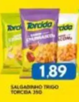 Rancho Bom Supermercados Salgadinho trigo torcida oferta