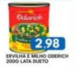 Rancho Bom Supermercados Ervilha e milho oderich oferta