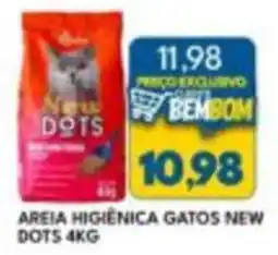 Rancho Bom Supermercados Areia higiênica gatos new dots oferta