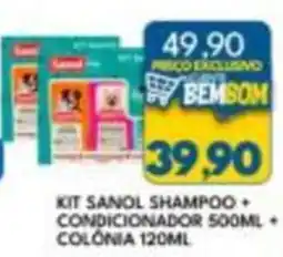 Rancho Bom Supermercados kit sanol shampoo + condicionador oferta