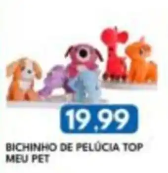 Rancho Bom Supermercados Bichinho de pelúcia top meu pet oferta