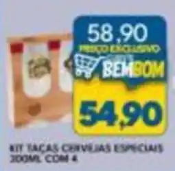 Rancho Bom Supermercados kit taças chivejas especiais oferta