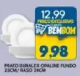 Rancho Bom Supermercados prato duralex opaline fundo oferta