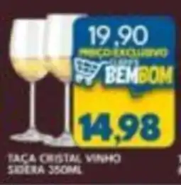 Rancho Bom Supermercados Taca cristal vinho siderea oferta