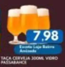 Rancho Bom Supermercados Taca cerveja vidro oferta
