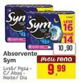 Supermercados Rena Absorvente sym oferta