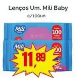 Supermercados Rena Lenços Um. Mili Baby oferta