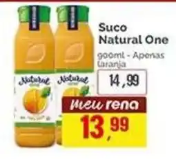 Supermercados Rena Suco natural one apenas laranja oferta