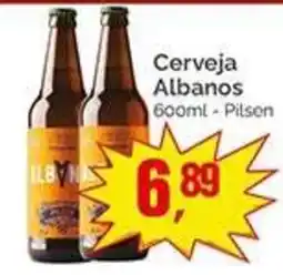 Supermercados Rena Cerveja Albanos oferta