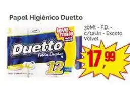 Supermercados Rena Papel Higiênico Duetto oferta