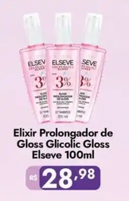 Supermercados Rondon Elixir Prolongador de Gloss Glicolic Gloss Elseve oferta
