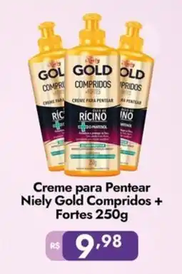 Supermercados Rondon Creme para Pentear Niely Gold Compridos + Fortes oferta