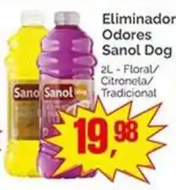 Supermercados Rena Eliminador Odores Sanol Dog oferta