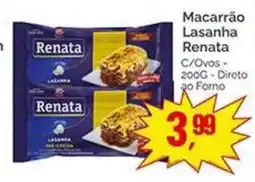 Supermercados Rena Macarrão lasanha renata oferta