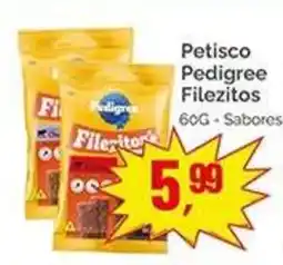 Supermercados Rena Petisco Pedigree Filezitos oferta
