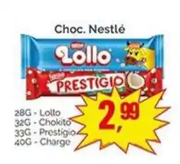 Supermercados Rena Choc. Nestlé Lollo Prestigio oferta