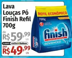 Supermercado Dalben Lava Louças Pó Finish Refil oferta