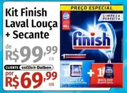 Supermercado Dalben kit finish laval louça + secante oferta