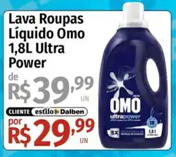 Supermercado Dalben Lava Roupas Líquido Omo 1,8L Ultra Power oferta