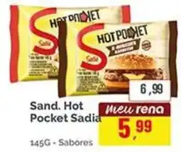 Supermercados Rena Sand. Hot Pocket Sadia oferta