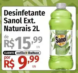 Supermercado Dalben Desinfetante Sanol Ext. Naturais oferta