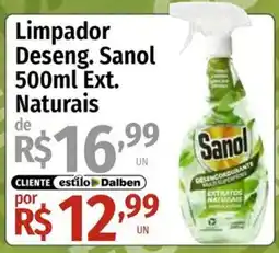Supermercado Dalben Limpador deseng. sanol naturais oferta